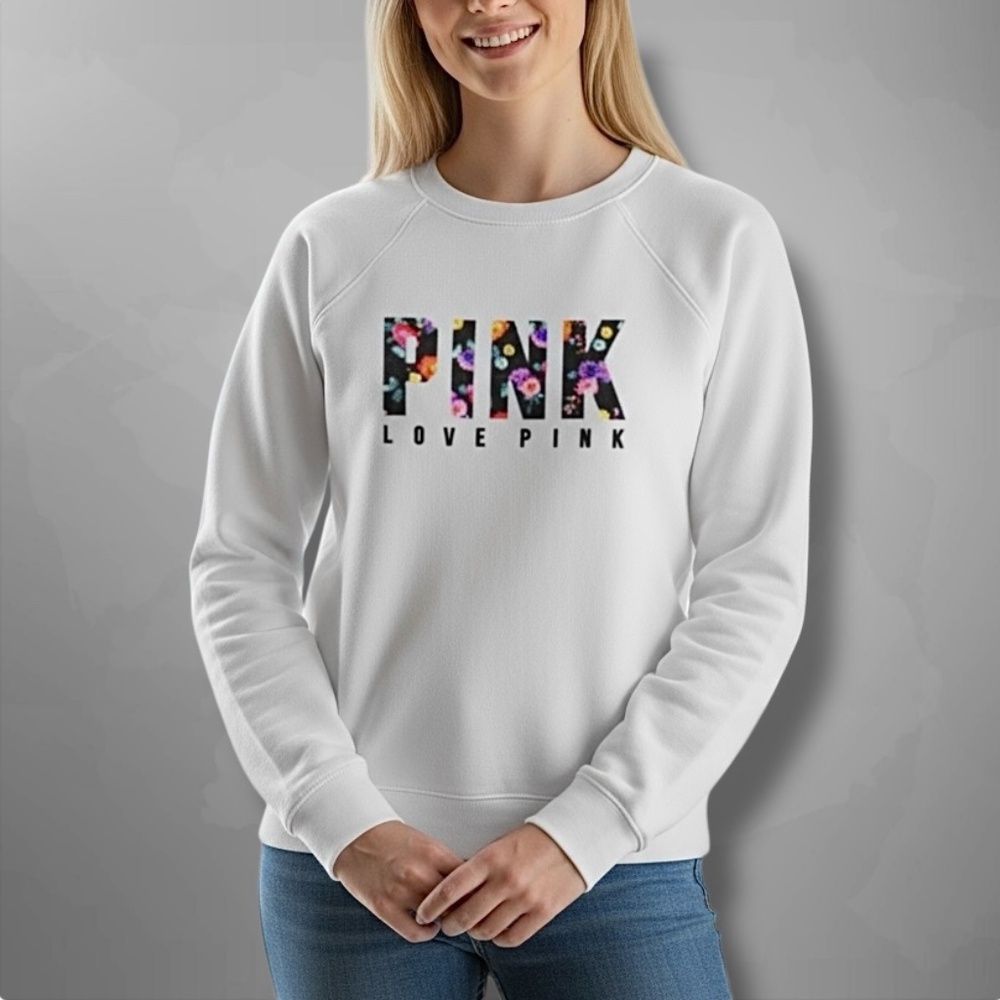 Pink Victoria’s Secret sweatshirt S new